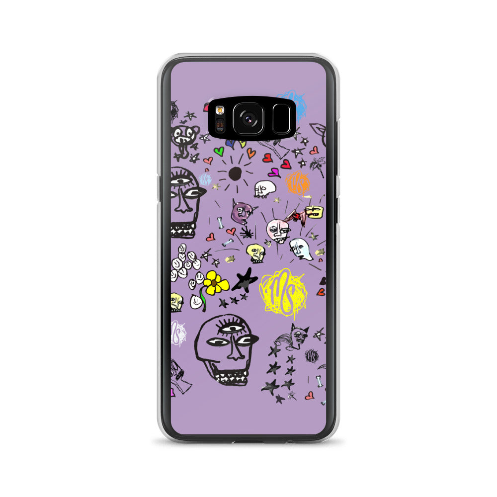 Art All Over Purple Samsung Case