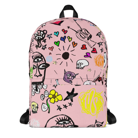 Art All Over Pink Backpack