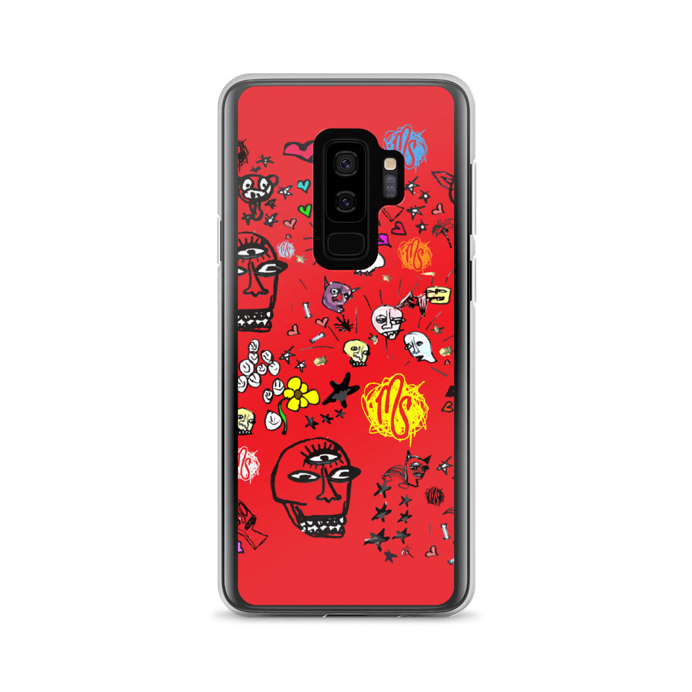 Art All Over Red Samsung Case