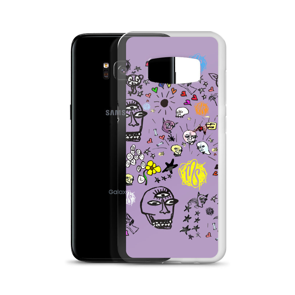 Art All Over Purple Samsung Case