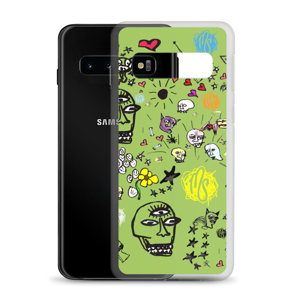 Art All Over Green Samsung Case