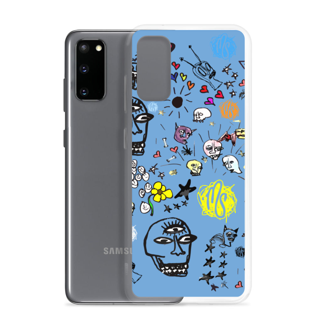 Art All Over Blue Samsung Case