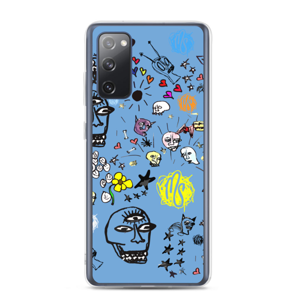 Art All Over Blue Samsung Case