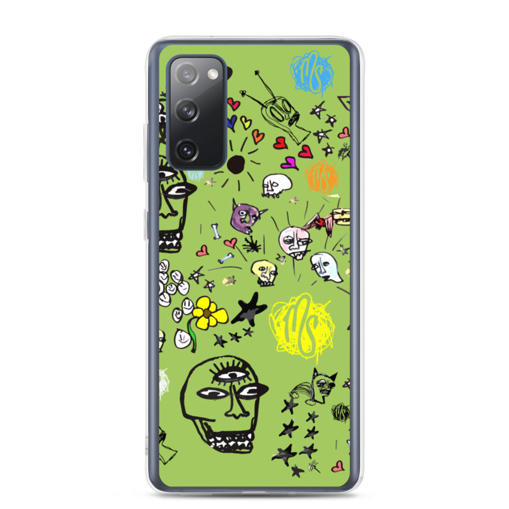 Art All Over Green Samsung Case