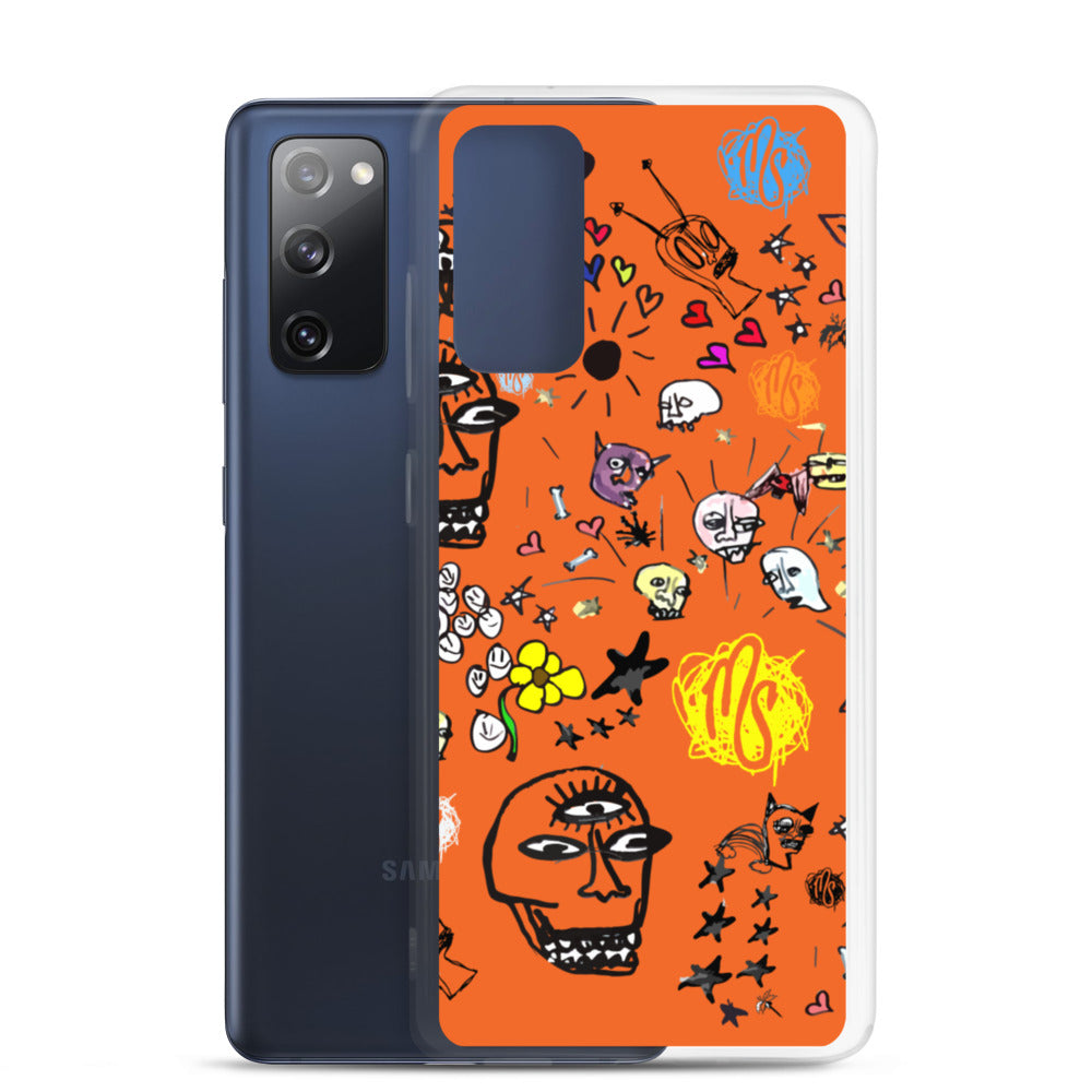 Art All Over Orange Samsung Case